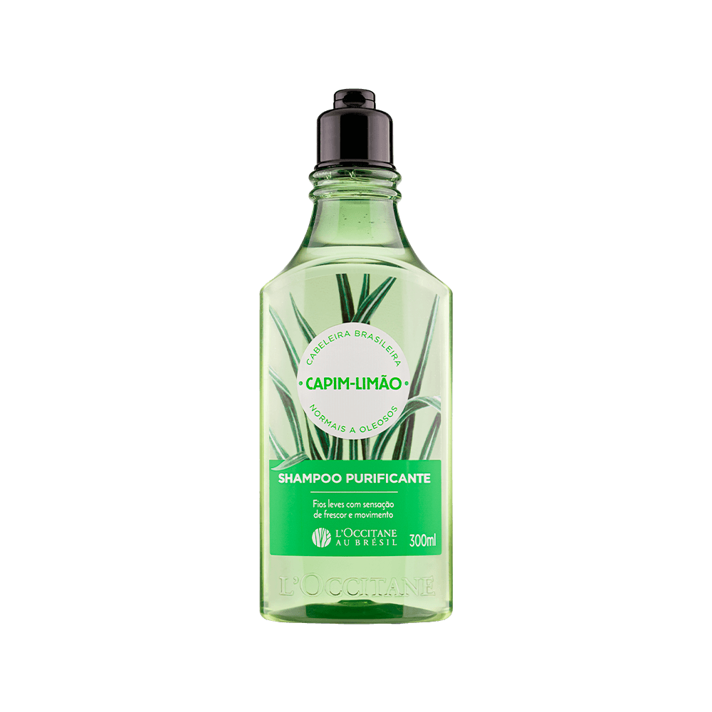 Shampoo Purificante Cabeleira Brasileira Capim-Limão 300ml