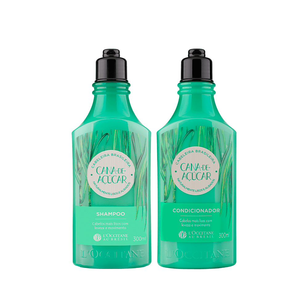Combo Cabeleira Lisa Cana-de-Açúcar
